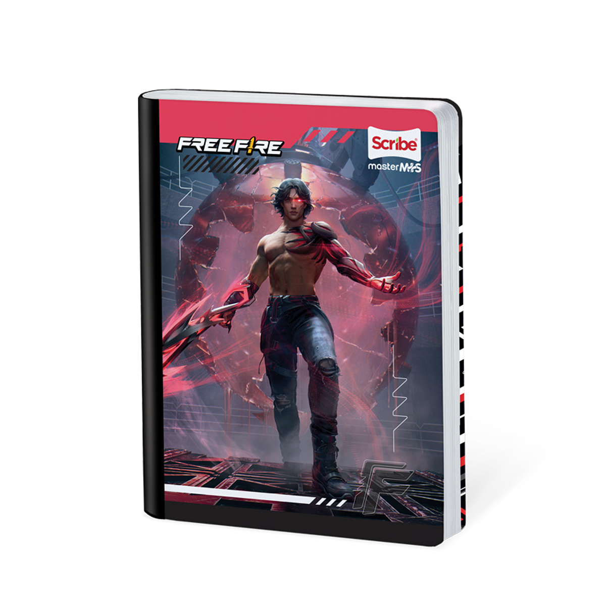 Cuaderno Cosido Free Fire 50 Hojas Cuadros