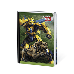 Cuaderno Cosido Transformers 50 Hojas Cuadros