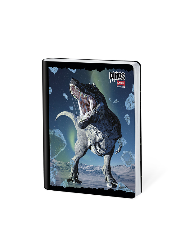 Cuaderno Cosido Dinos 50 Hojas Cuadros 1