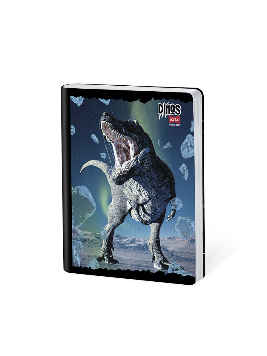 Cuaderno Cosido Dinos 50 Hojas Cuadros 1