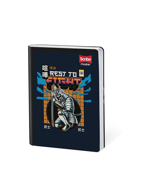 Cuaderno Cosido Masculino Master Mas 100 Hojas Cuadros  1