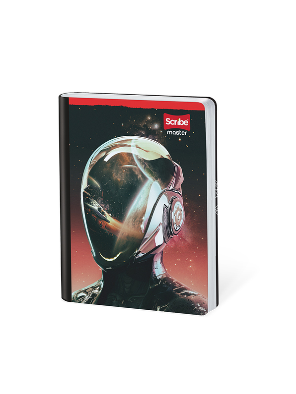 Cuaderno Cosido Masculino Master Mas 100 Hojas Cuadros  2