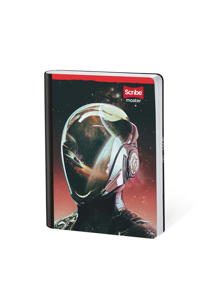 Cuaderno Cosido Masculino Master Mas 100 Hojas Cuadros  2