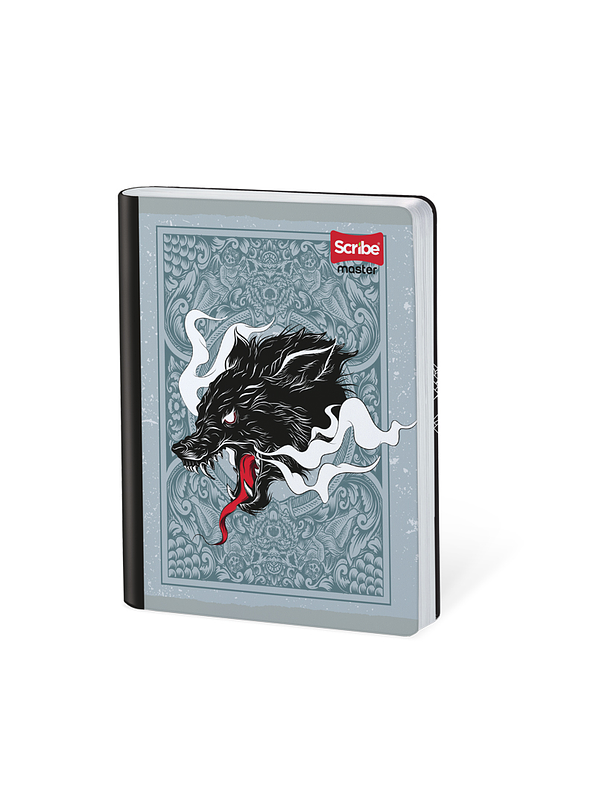 Cuaderno Cosido Masculino Master Mas 100 Hojas Cuadros  4