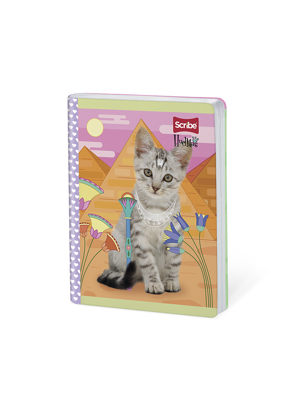 Cuaderno Cosido Huellitas 50 Hojas Cuadros 1