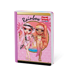 Cuaderno Cosido Rainbow High 100 Hojas Cuadros