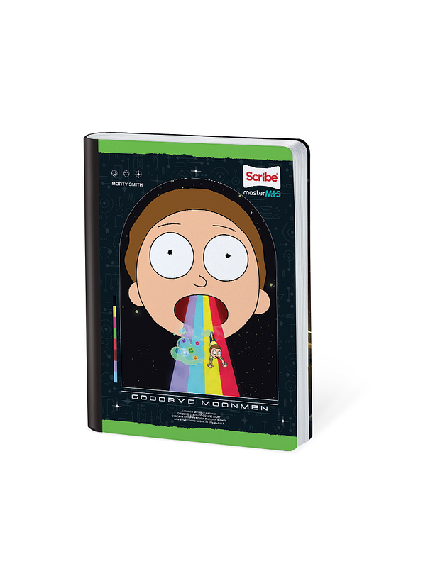 Cuaderno Cosido Rick And Morty 50 Hojas Líneas 2