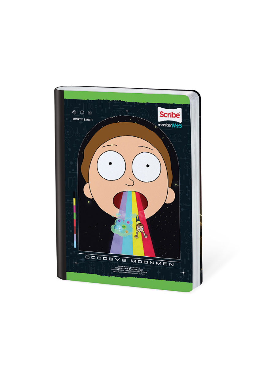 Cuaderno Cosido Rick And Morty 50 Hojas Líneas 2