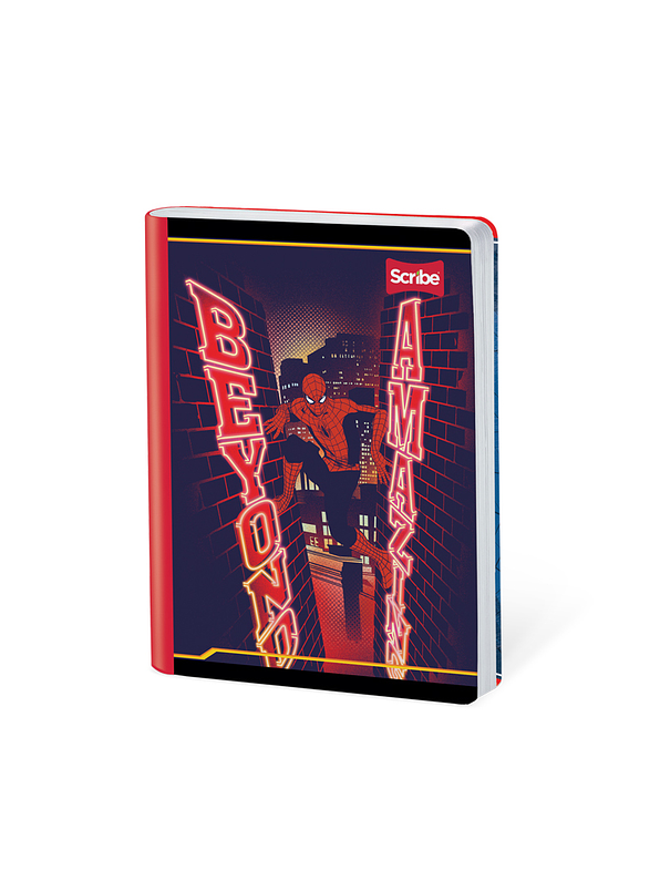 Cuaderno Cosido Spiderman 50 Hojas Líneas 3