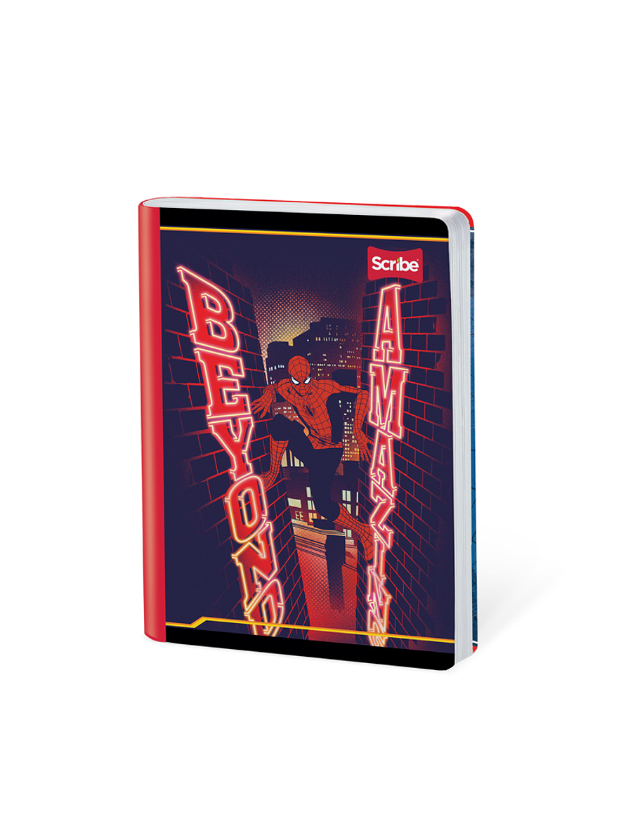 Cuaderno Cosido Spiderman 50 Hojas Líneas 3