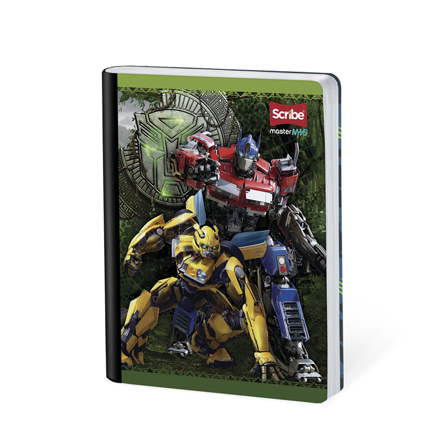 Cuaderno Cosido Transformers 50 Hojas Líneas 1