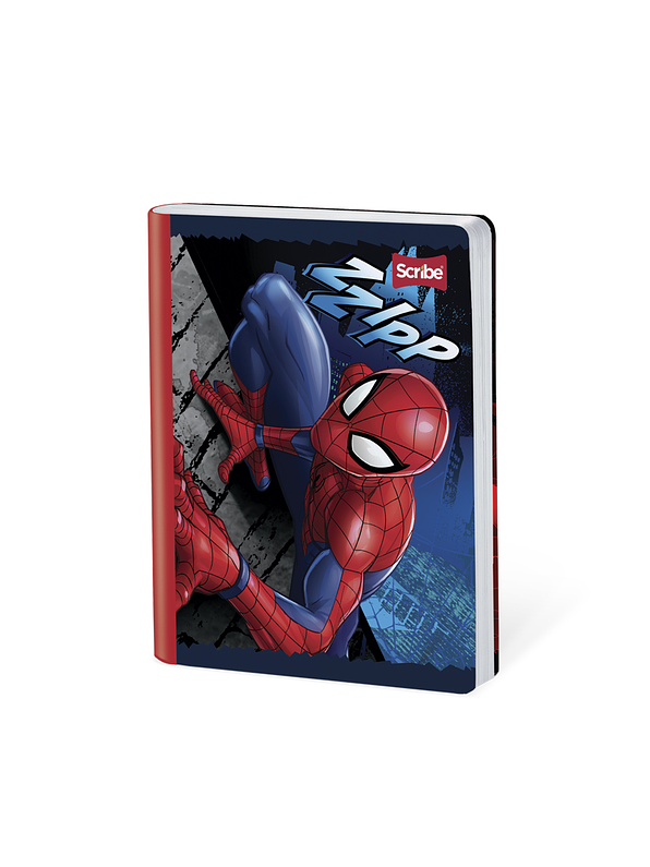 Cuaderno Cosido Spiderman 50 Hojas Líneas 4