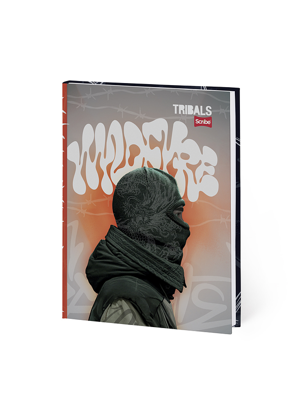 Cuaderno Pasta Dura Tribals 90 Hojas Cuadros 2