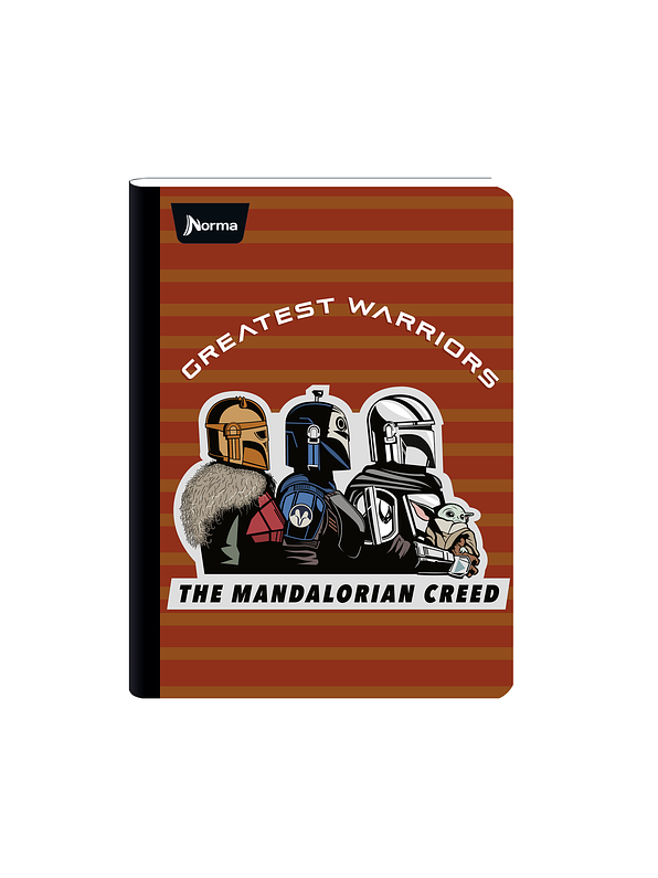Cuaderno Cosido The Mandalorian 50 Hojas Cuadros  6
