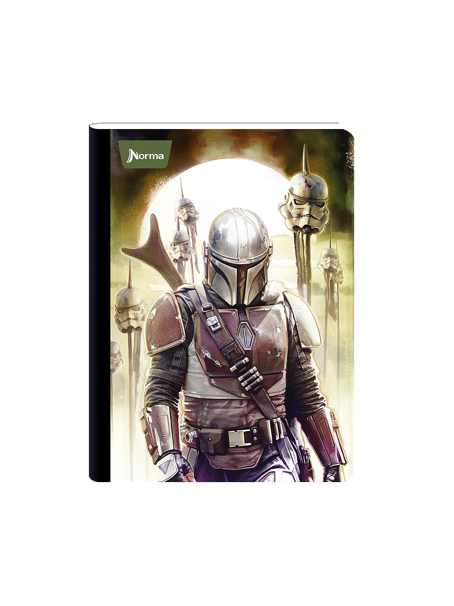 Cuaderno Cosido The Mandalorian 50 Hojas Cuadros  2
