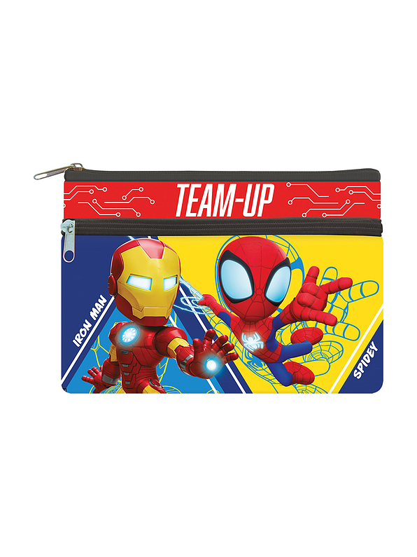 Cartuchera Primavera 2 Bolsillos Personajes Niño  1