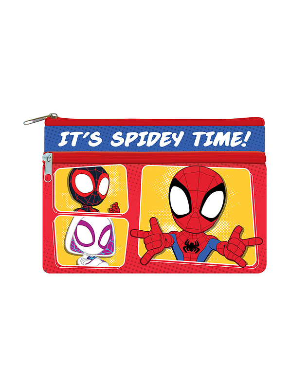 Cartuchera Primavera 2 Bolsillos Personajes Niño  10