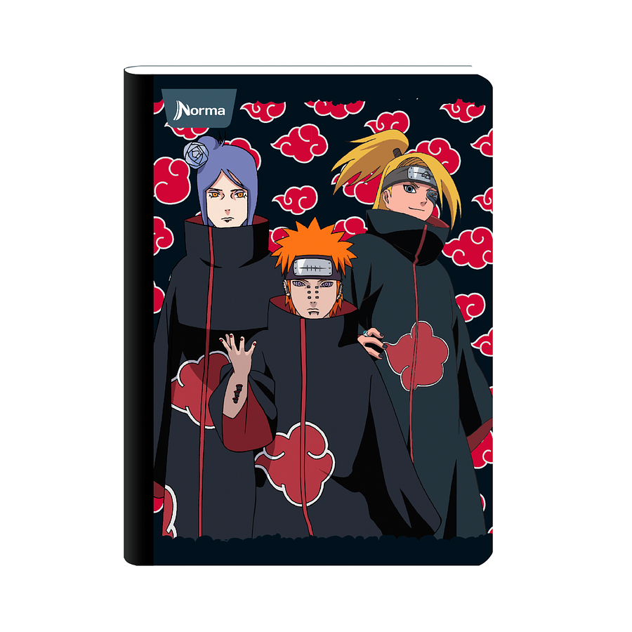 Cuaderno Cosido Naruto 100 Hojas Cuadros 4
