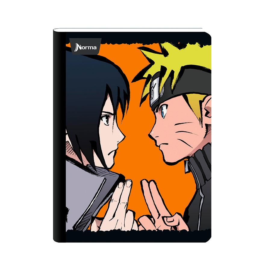 Cuaderno Cosido Naruto 100 Hojas Cuadros 5