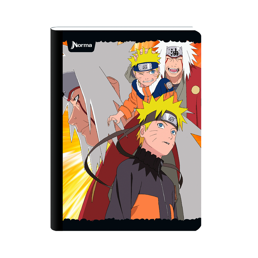 Cuaderno Cosido Naruto 100 Hojas Cuadros 7