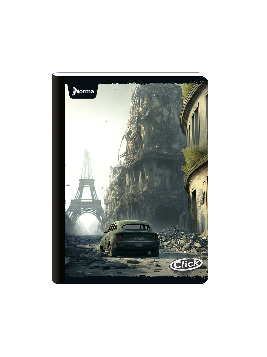 Cuaderno Cosido Norma Click 100 Hojas Cuadros 1