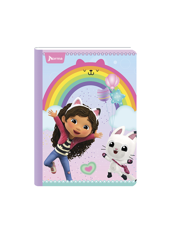Cuaderno Cosido Gabby's DollHouse 50 Hojas Cuadros 1