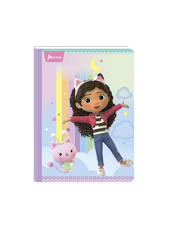 Cuaderno Cosido Gabby's DollHouse 50 Hojas Cuadros 3