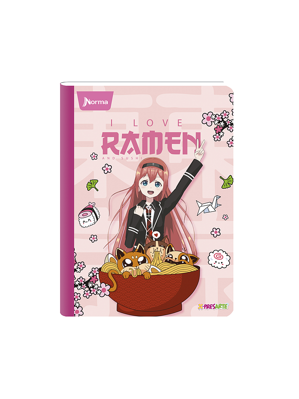 Cuaderno Cosido Pasta Dura X-Presarte 90 Hojas Cuadros Femenino 1