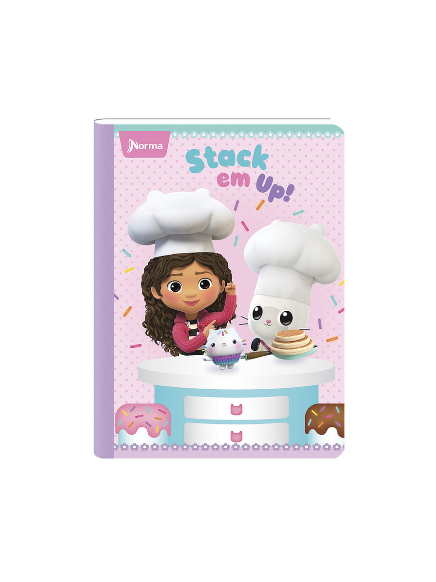 Cuaderno Cosido Gabby's DollHouse 100 Hojas Líneas 1