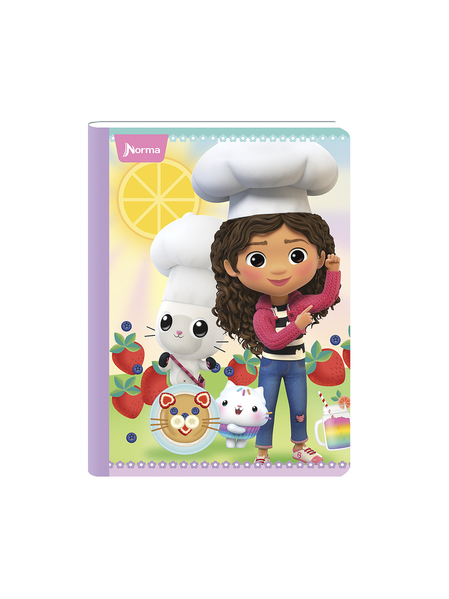 Cuaderno Cosido Gabby's DollHouse 100 Hojas Líneas 3