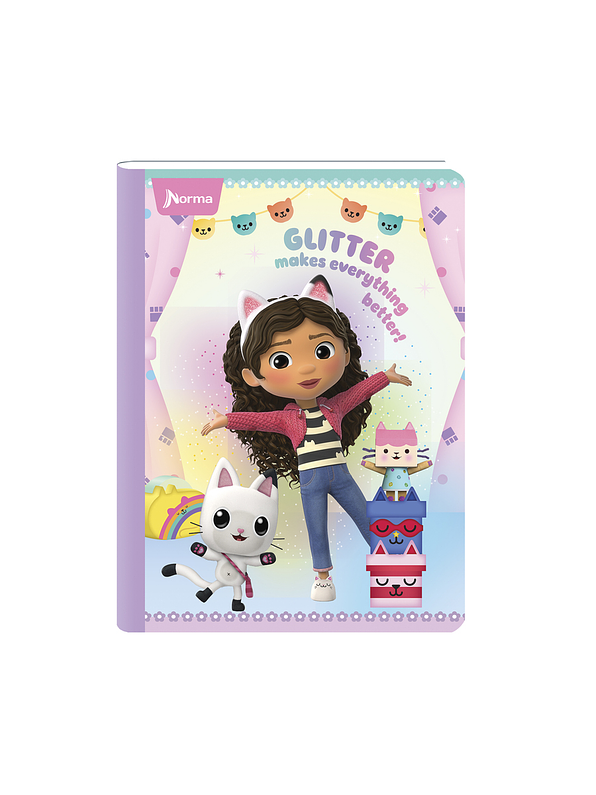 Cuaderno Cosido Gabby's Doll House 50 Hojas Líneas  3