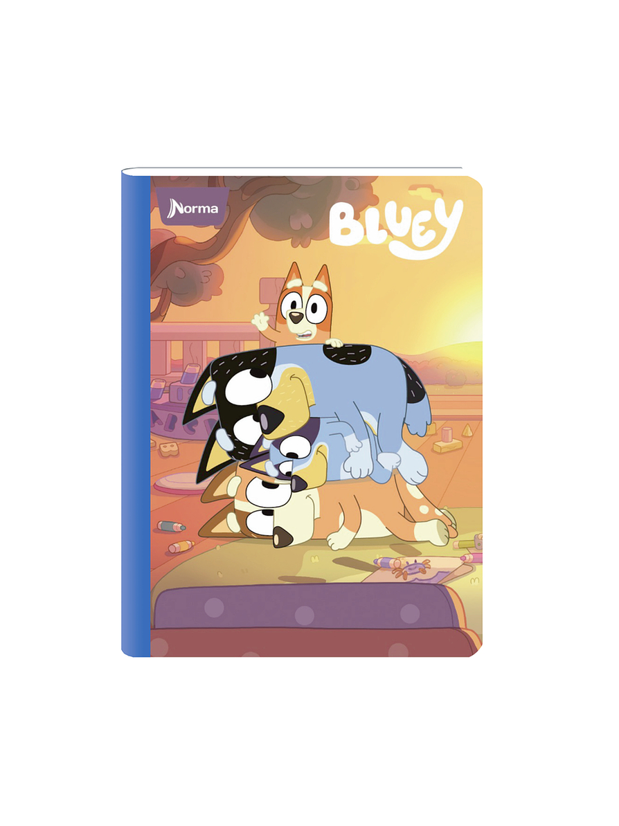 Cuaderno Cosido Bluey 100 Hojas Líneas 2