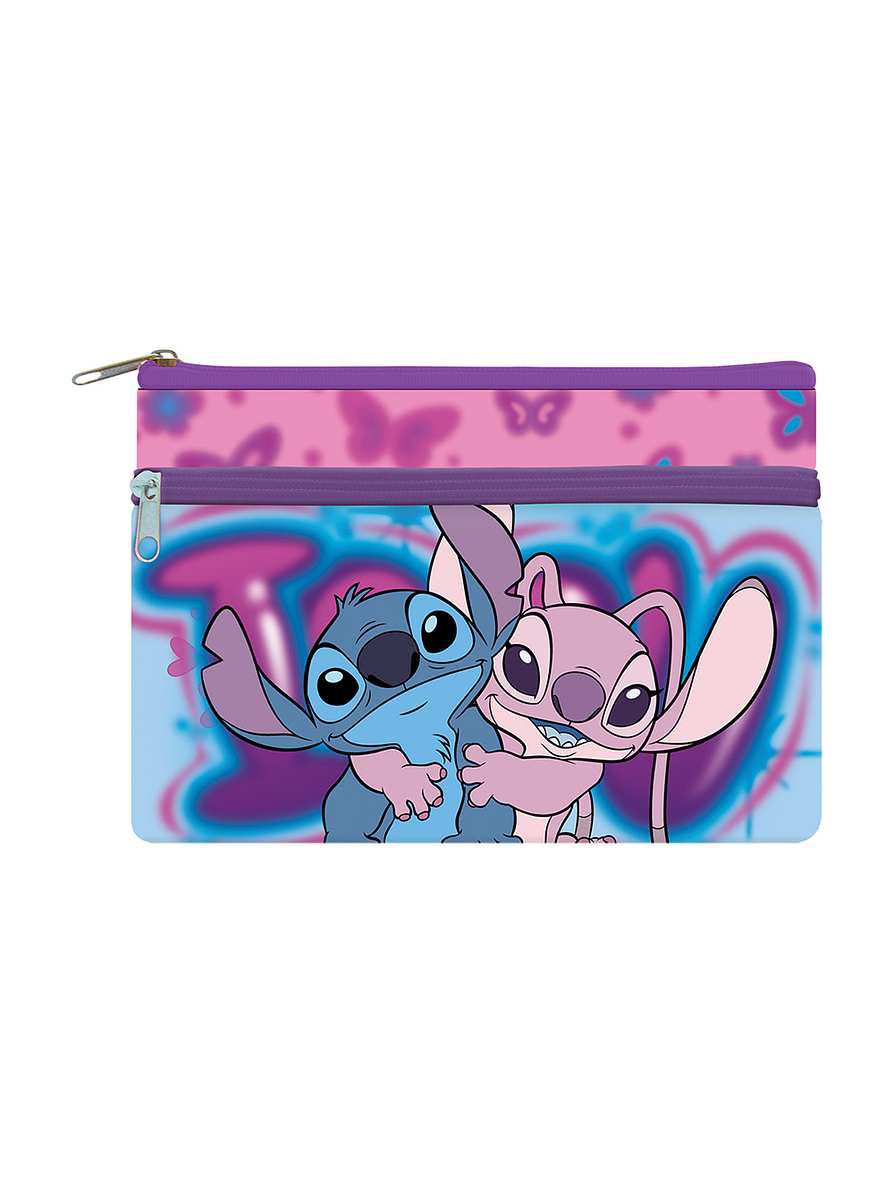 Cartuchera Primavera 2 bolsillos Personajes Niña 3