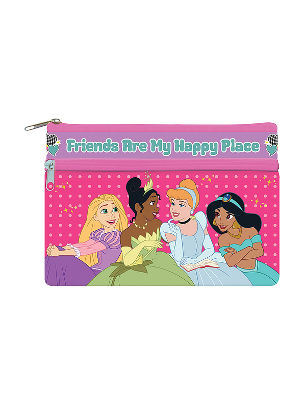 Cartuchera Primavera 2 bolsillos Personajes Niña 4