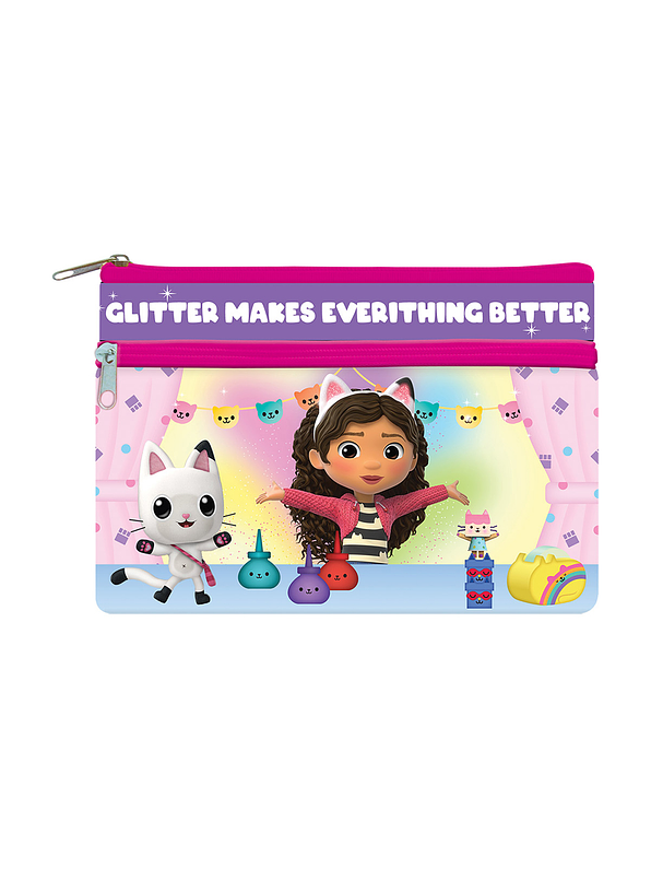 Cartuchera Primavera 2 bolsillos Personajes Niña 9