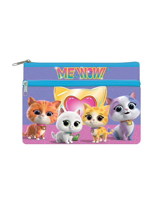 Cartuchera Primavera 2 bolsillos Personajes Niña 11