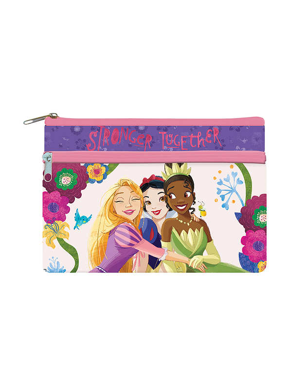 Cartuchera Primavera 2 bolsillos Personajes Niña 13