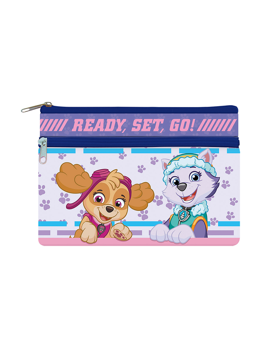 Cartuchera Primavera 2 bolsillos Personajes Niña 14