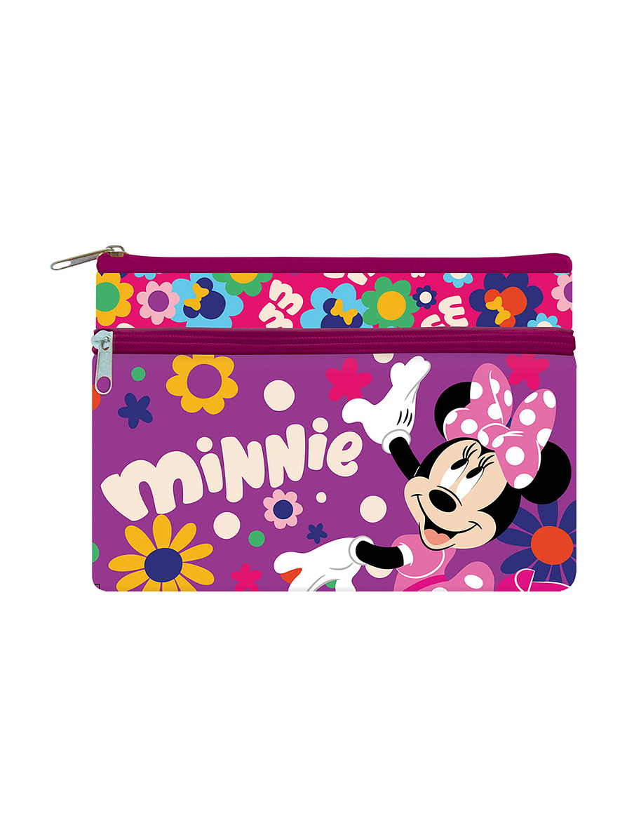 Cartuchera Primavera 2 bolsillos Personajes Niña 15