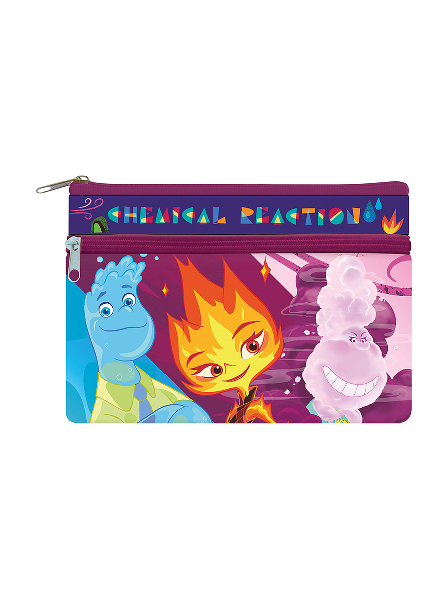 Cartuchera Primavera 2 bolsillos Personajes Niña 18