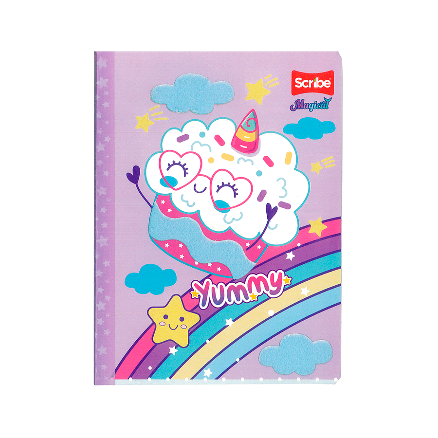 Cuaderno Cosido Magical 50 Hojas Líneas  4