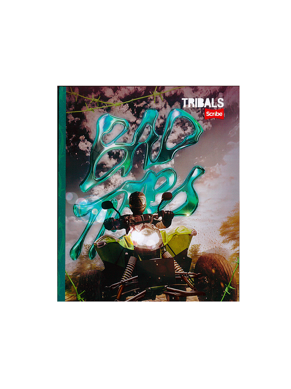 Cuaderno Pasta Dura Tribals 90 Hojas Cuadros 4