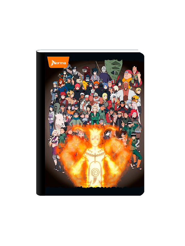 Cuaderno Cosido Naruto 100 Hojas Líneas 2