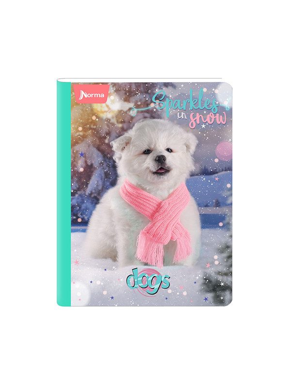 Cuaderno Cosido Norma Dogs 100 Hojas Lineas 1