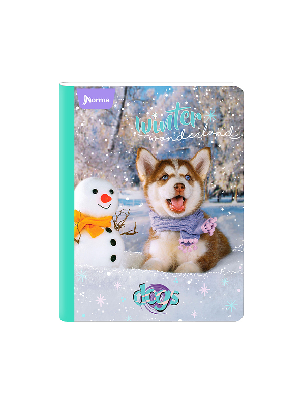 Cuaderno Cosido Norma Dogs 100 Hojas Lineas 2