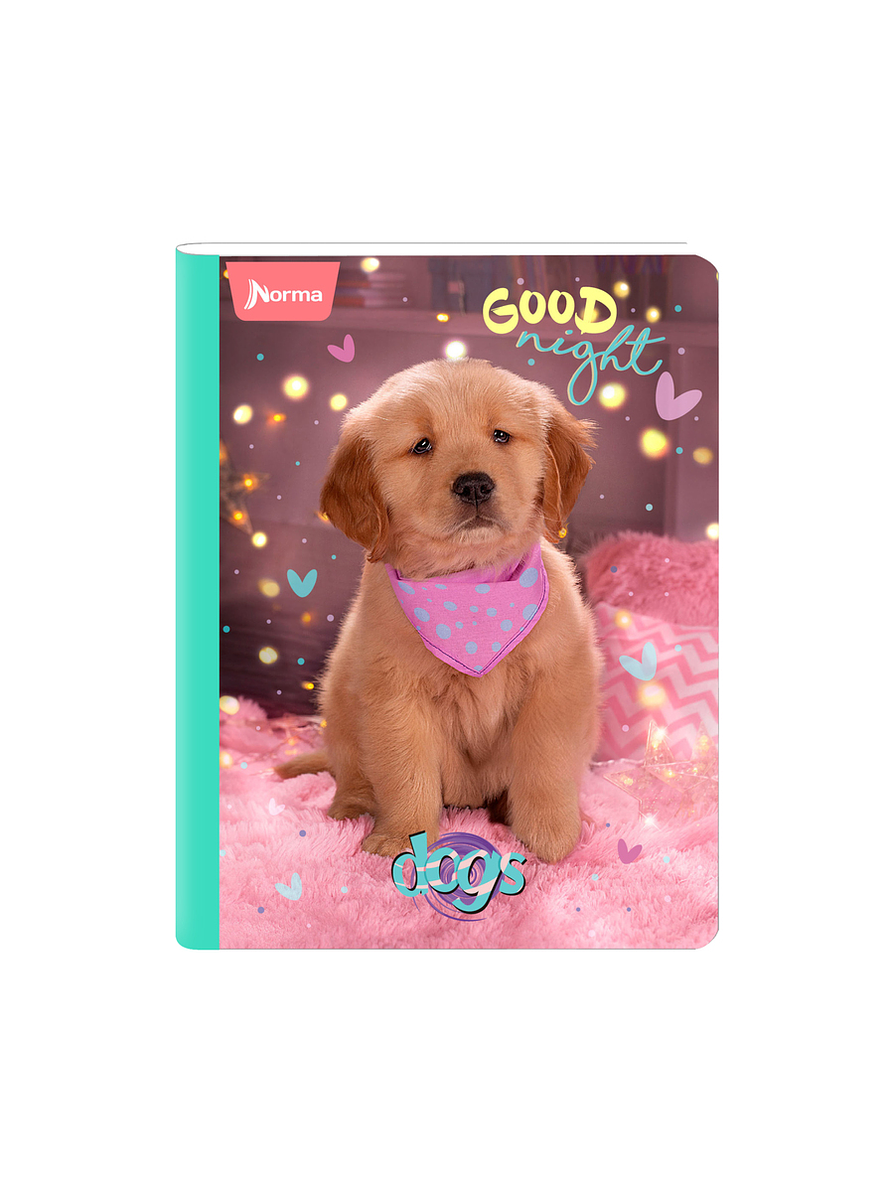 Cuaderno Cosido Norma Dogs 100 Hojas Lineas 4