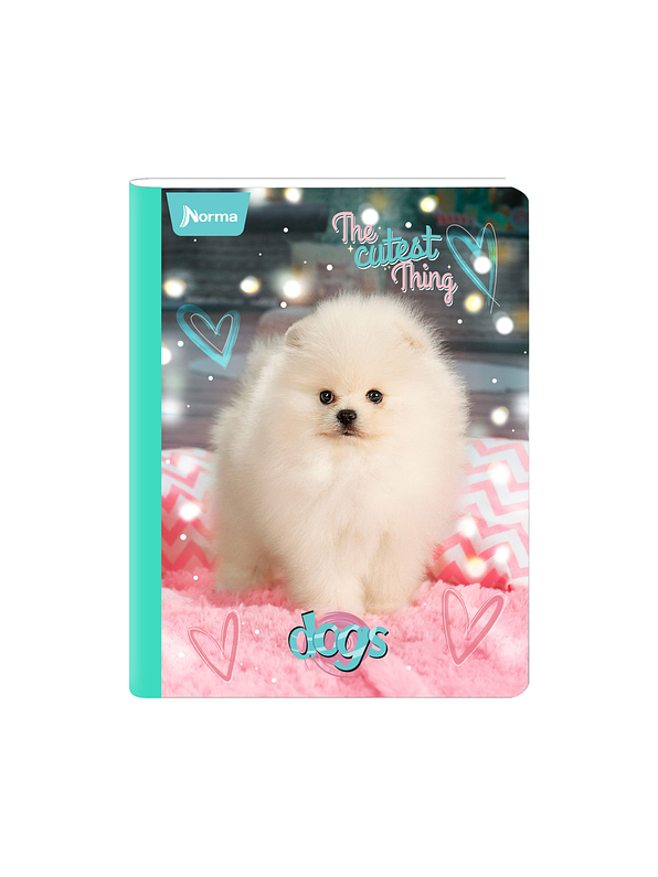 Cuaderno Cosido Norma Dogs 100 Hojas Lineas 6