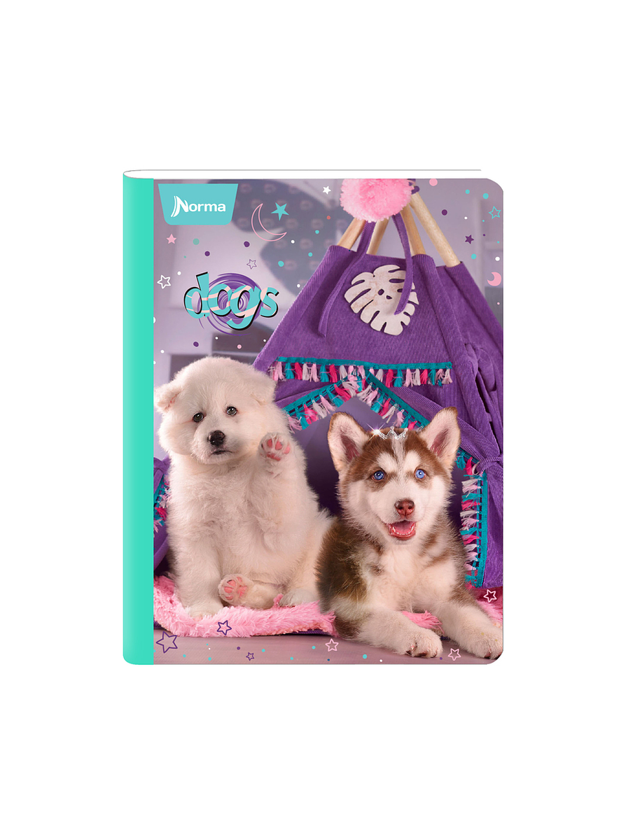 Cuaderno Cosido Norma Dogs 100 Hojas Lineas 7