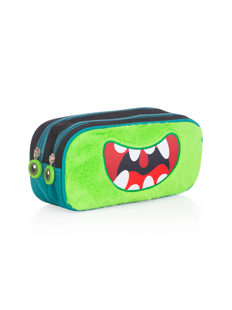 Cartuchera Scribe Kids Monster Verde 2