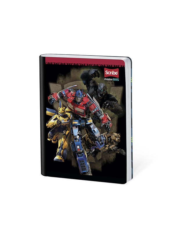 Cuaderno Cosido Transformers 100 Hojas Líneas 2